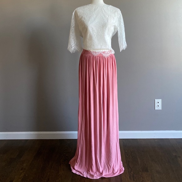Rose Pink Maxi Skirt - Picture 2 of 7